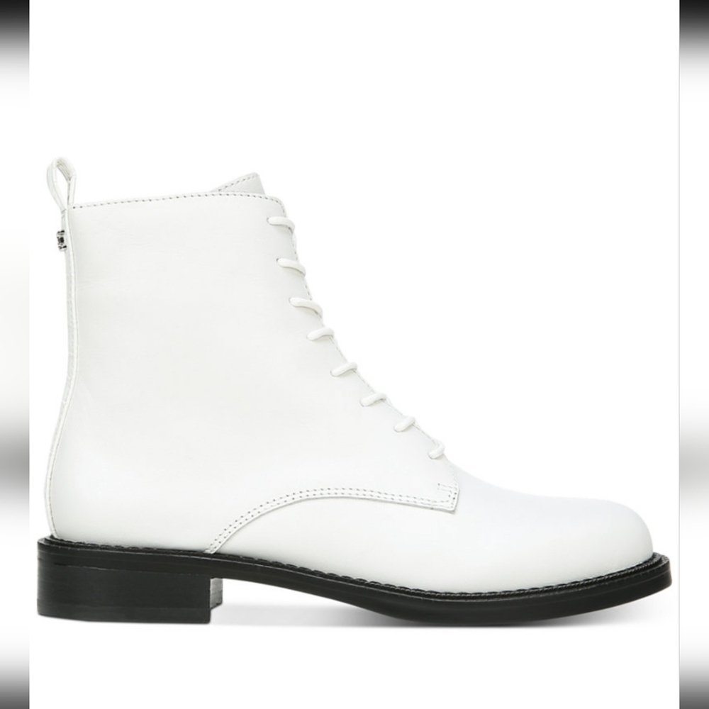 Sam Edelman Nina white combat boots size 8 - Picture 2 of 7